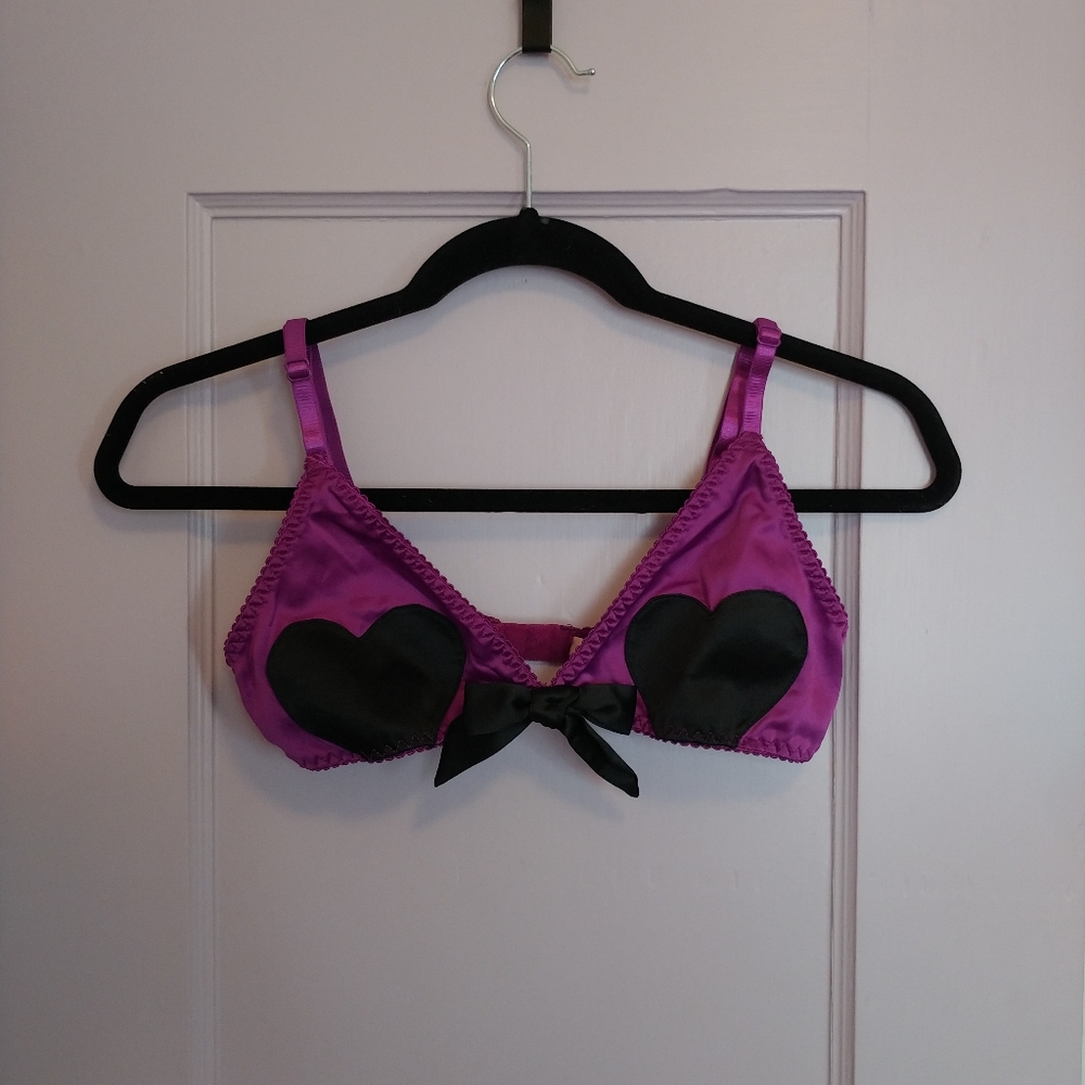 Purple bralette